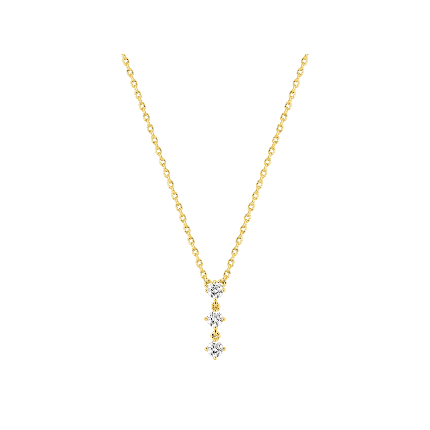 Pendentif Iris - Or plaqué