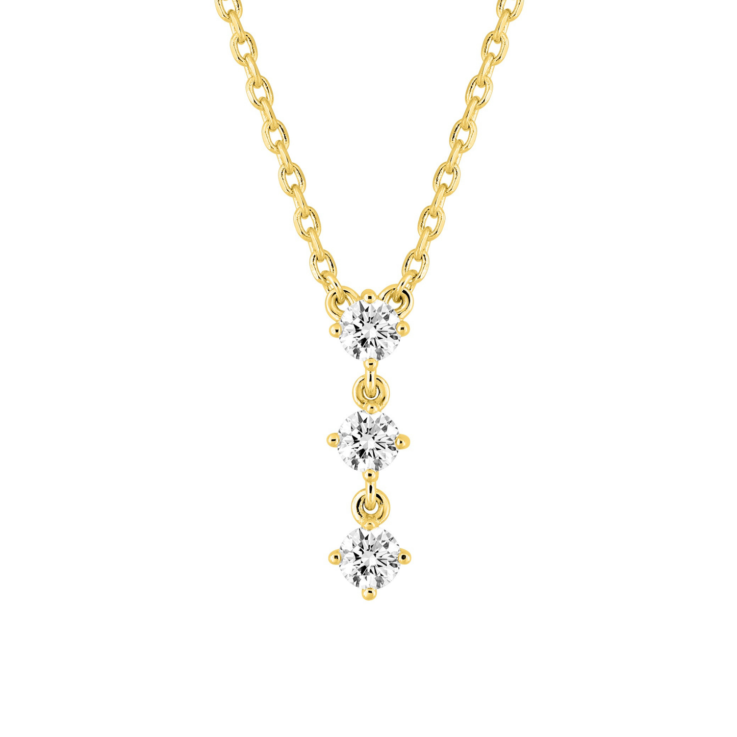 Pendentif Iris - Or plaqué