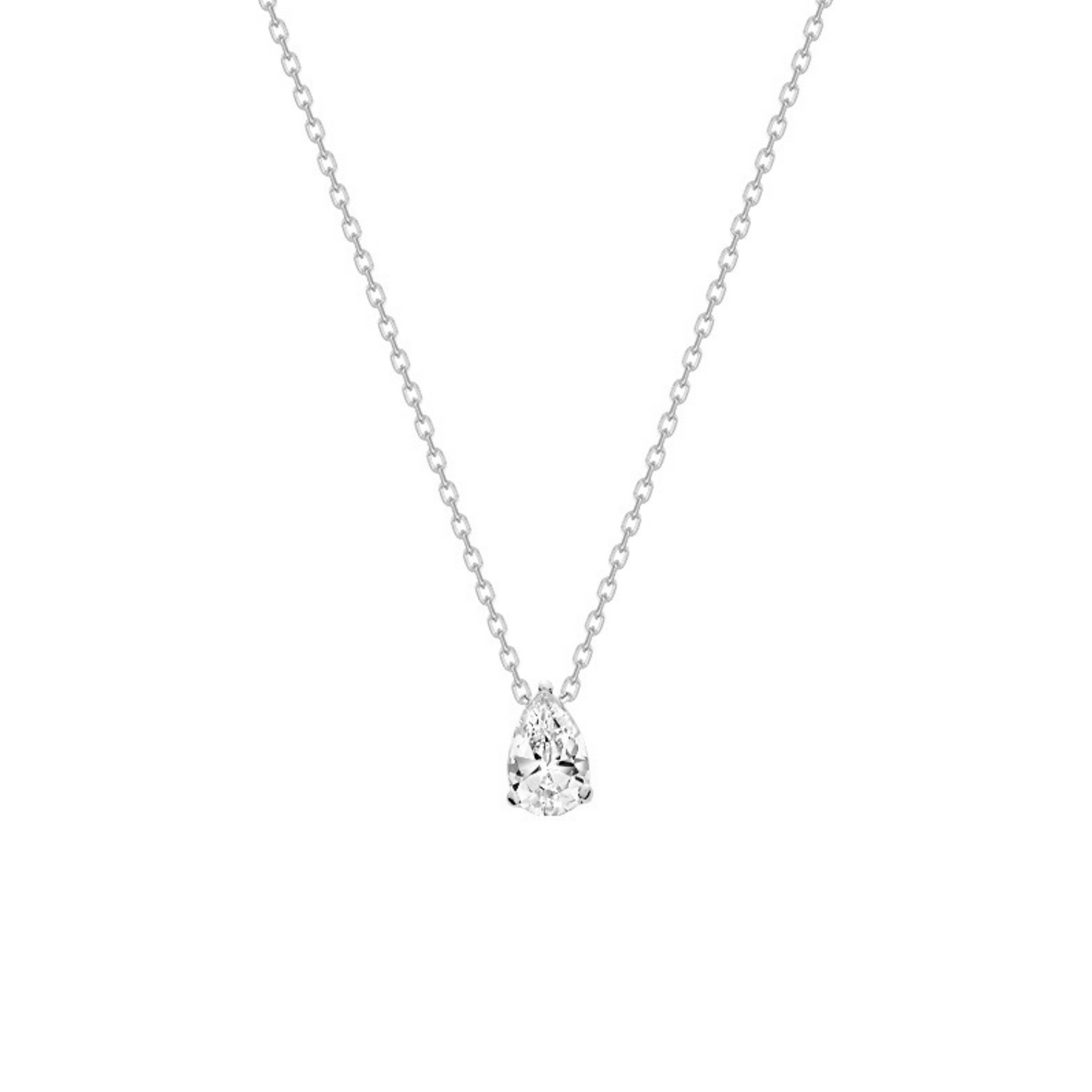 Collier Séléné Poire – Argent 925