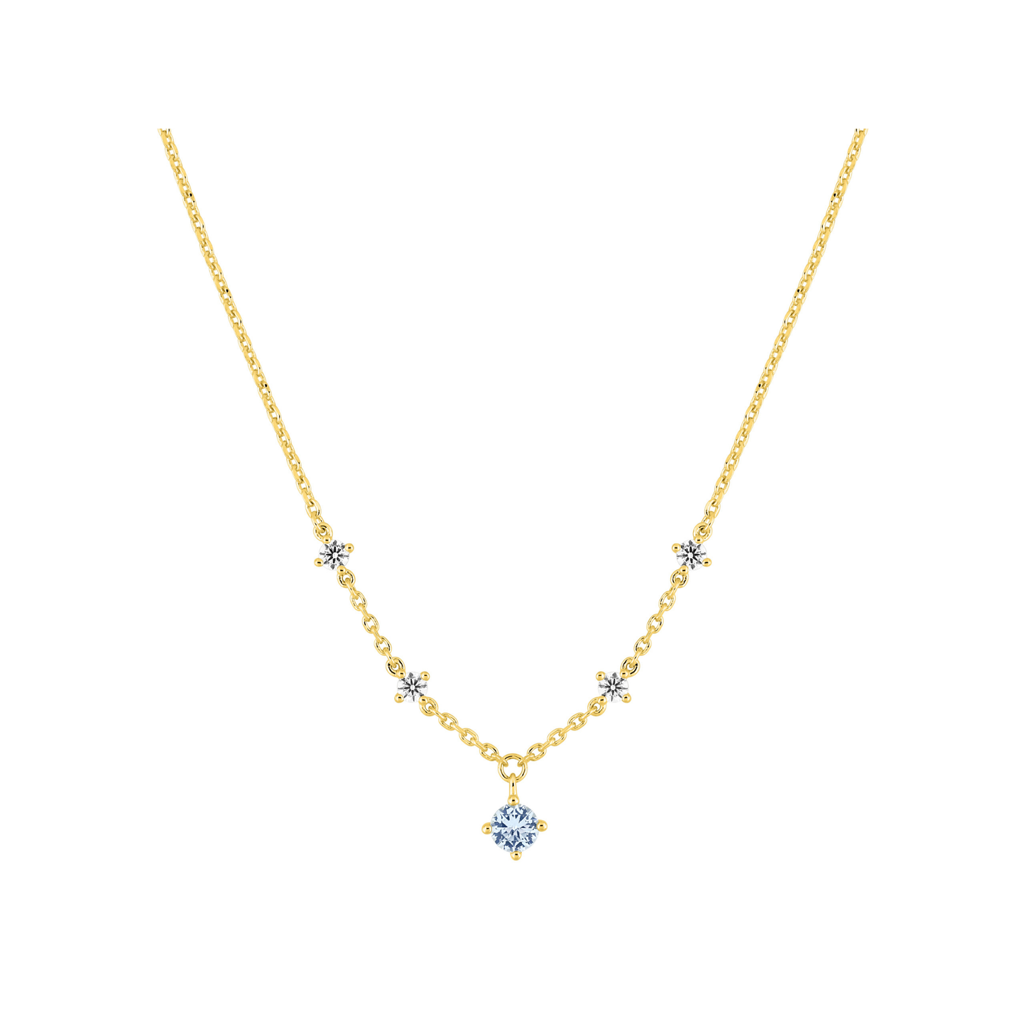 Collier Lagune - Or plaqué