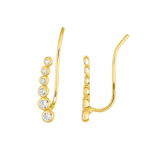 Boucles d'oreilles Nébuleuse - Or plaqué