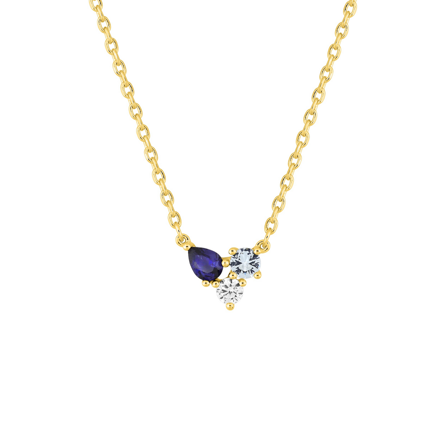 Pendentif Azurée - Or plaqué