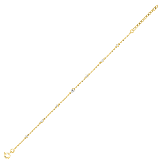 Bracelet Délia - Or plaqué 18 carats