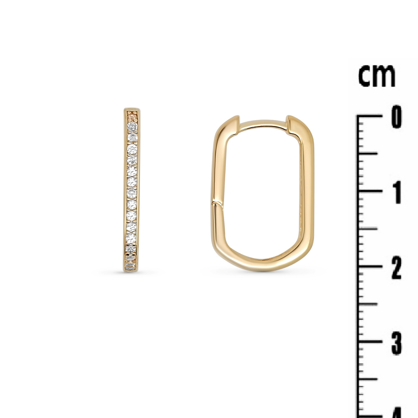 Boucles d'oreilles Plaqué Or 18 carats