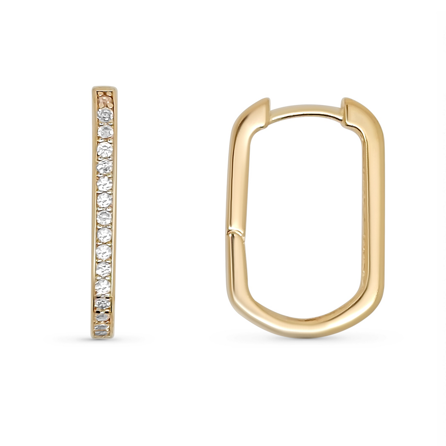Boucles d'oreilles Plaqué Or 18 carats