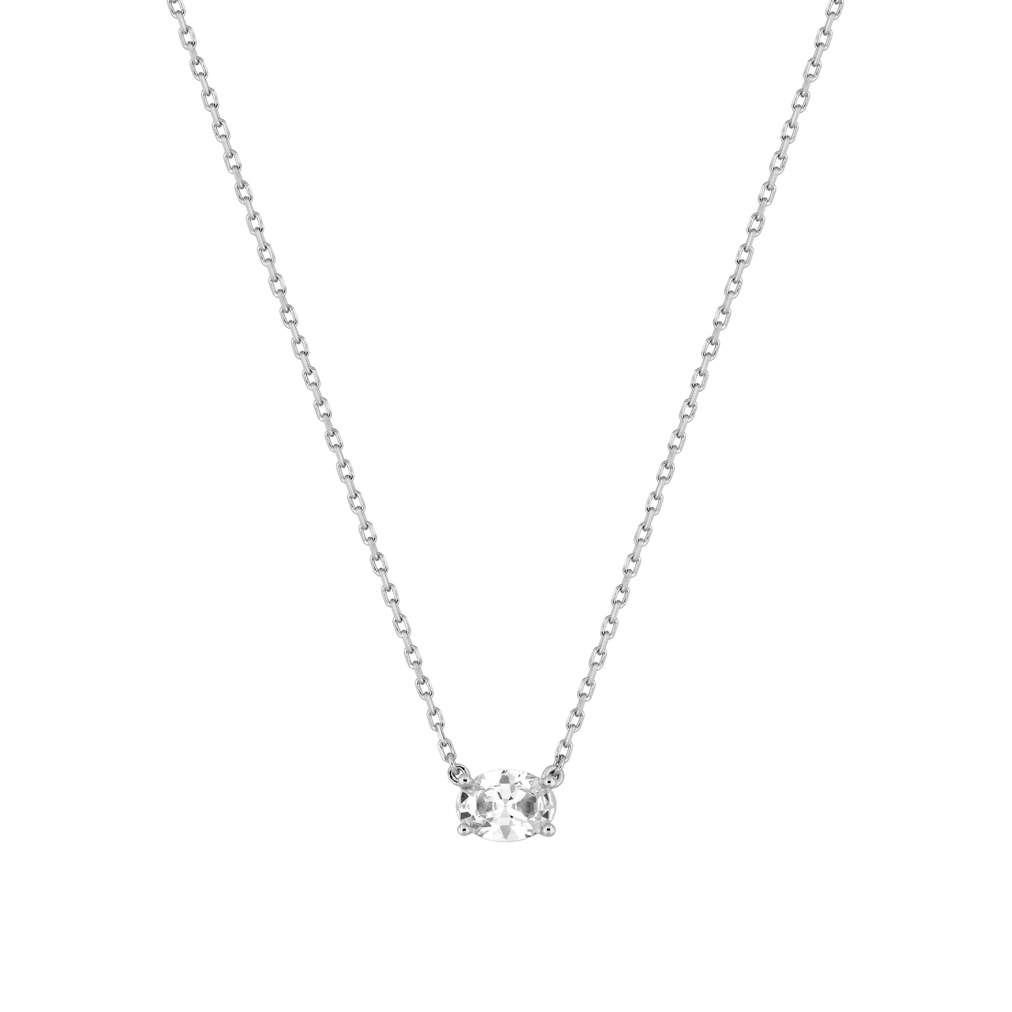 Pendentif Séléné Ovale – Argent 925