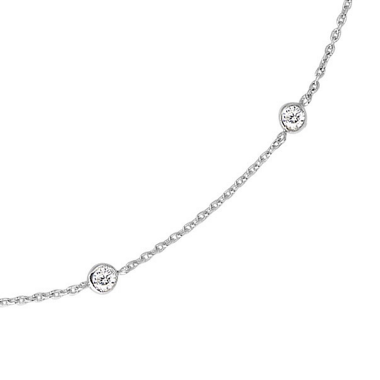 Collier Constellation ras-de-cou en argent 925, sertis clos d’oxydes de zirconium – Bijoux SOLYSSE.