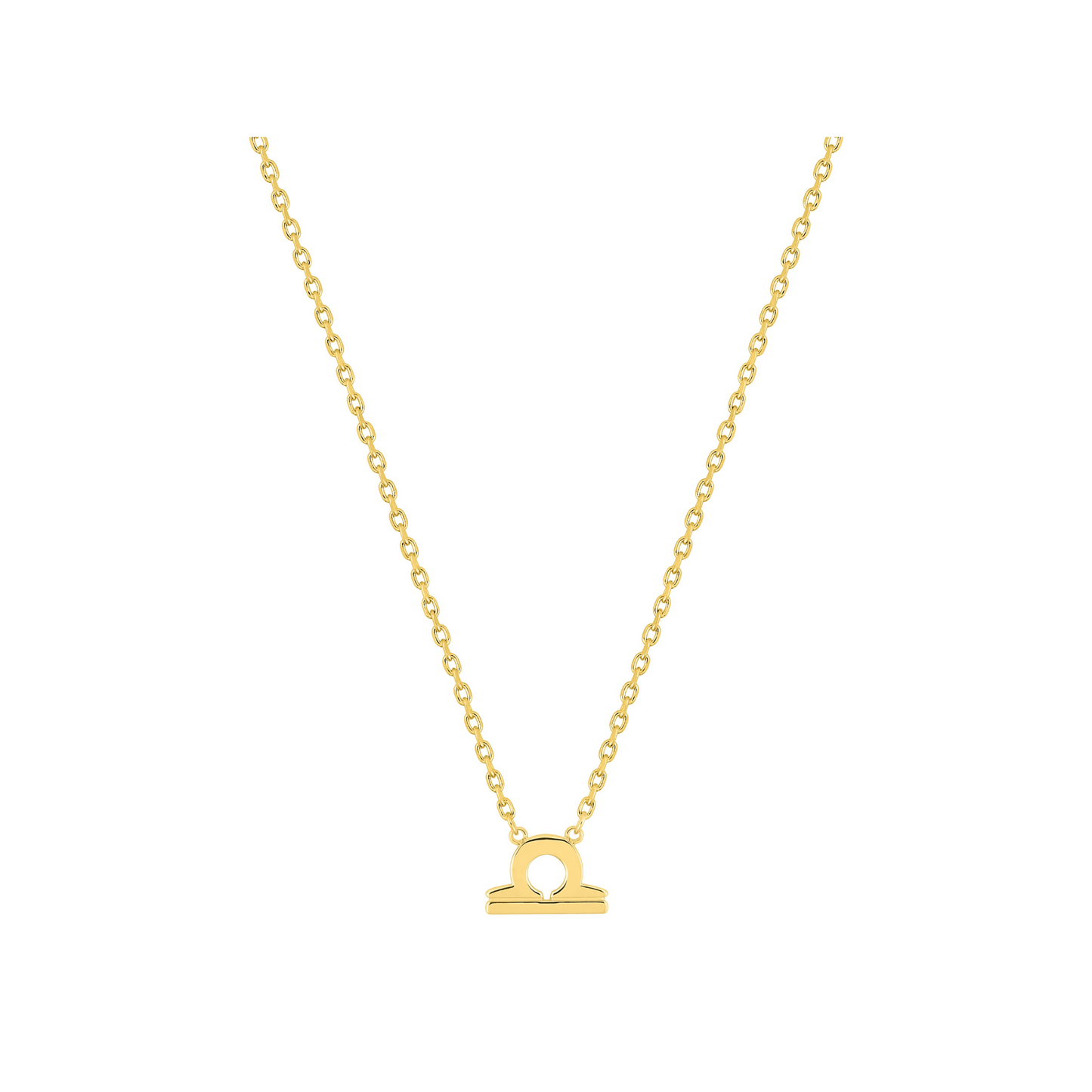 Pendentif Balance en plaqué or 18 k, symbole zodiaque – SOLYSSE