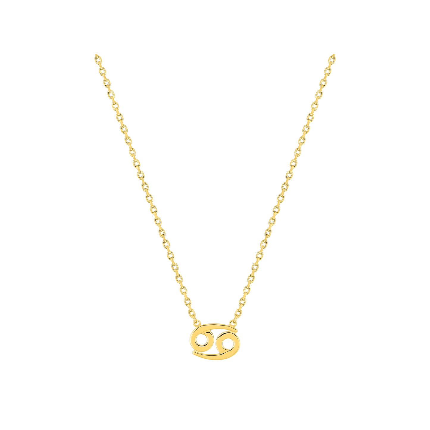 Pendentif Cancer en plaqué or 18 k, symbole zodiaque – SOLYSSE
