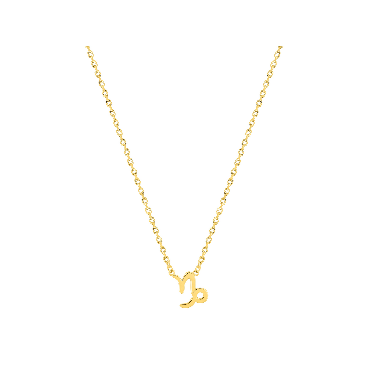 Pendentif Capricorne en plaqué or 18 k, symbole zodiaque – SOLYSSE