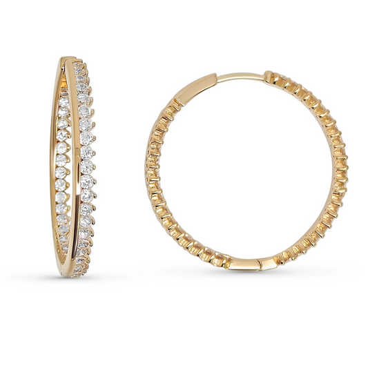 Boucles d'oreilles  Plaqué Or 18 carats