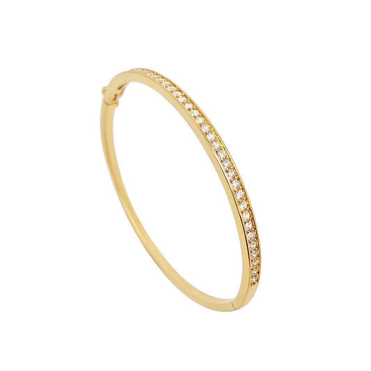 Bracelet rigide en Plaqué Or