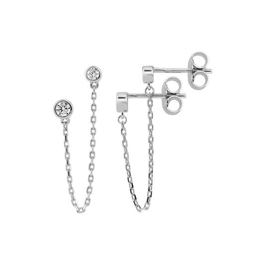 Boucles d’oreilles Twin Drift – Argent 925