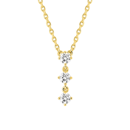 Pendentif Iris - Or plaqué