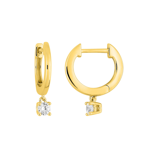 Boucles d’oreilles Aurore ronde – Or plaqué