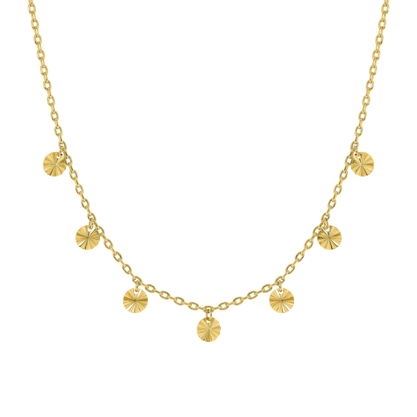 Collier Pastilles - Or plaqué