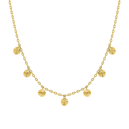 Collier Pastilles - Or plaqué