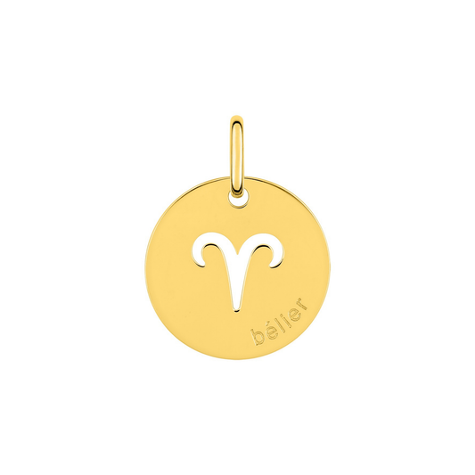 Médaille Astro signe – Or plaqué