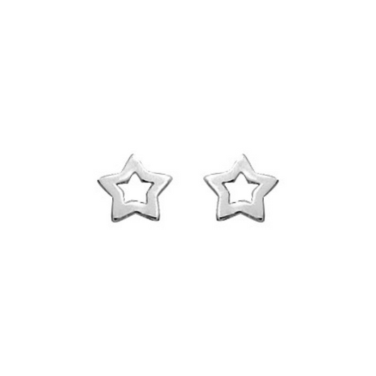 BOUCLES D'OREILLES ARGENT - ETOILE