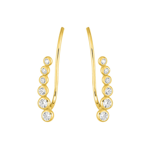 Boucles d'oreilles Nébuleuse - Or plaqué