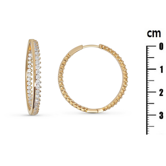 Boucles d'oreilles  Plaqué Or 18 carats