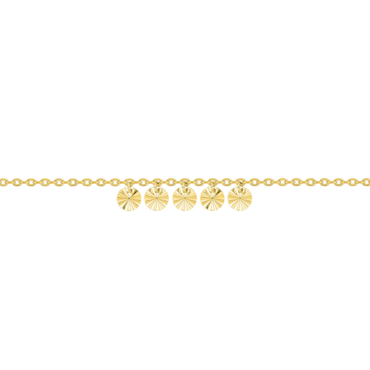 Bracelet Pastilles - Or plaqué