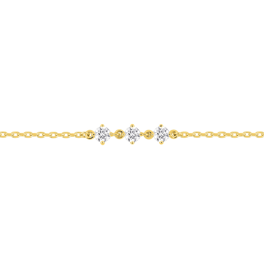 Bracelet Iris - Or plaqué