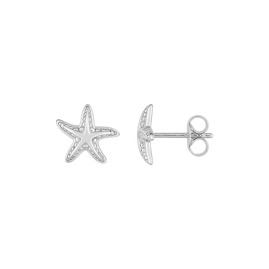 BOUCLES D'OREILLES ARGENT - ÉTOILE DE MER