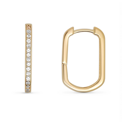 Boucles d'oreilles Plaqué Or 18 carats