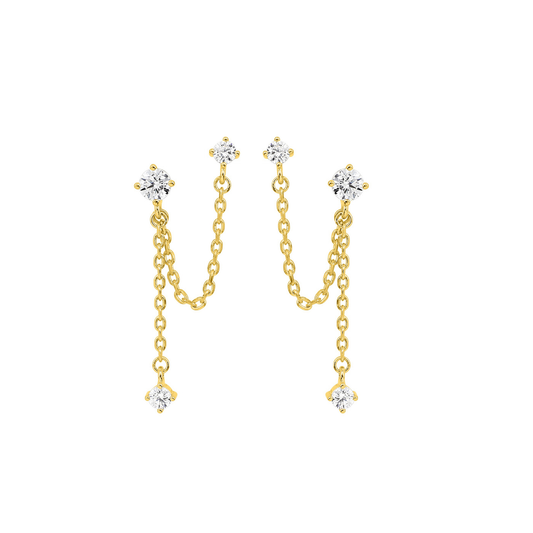 Boucles d’oreilles Sunset – Or plaqué