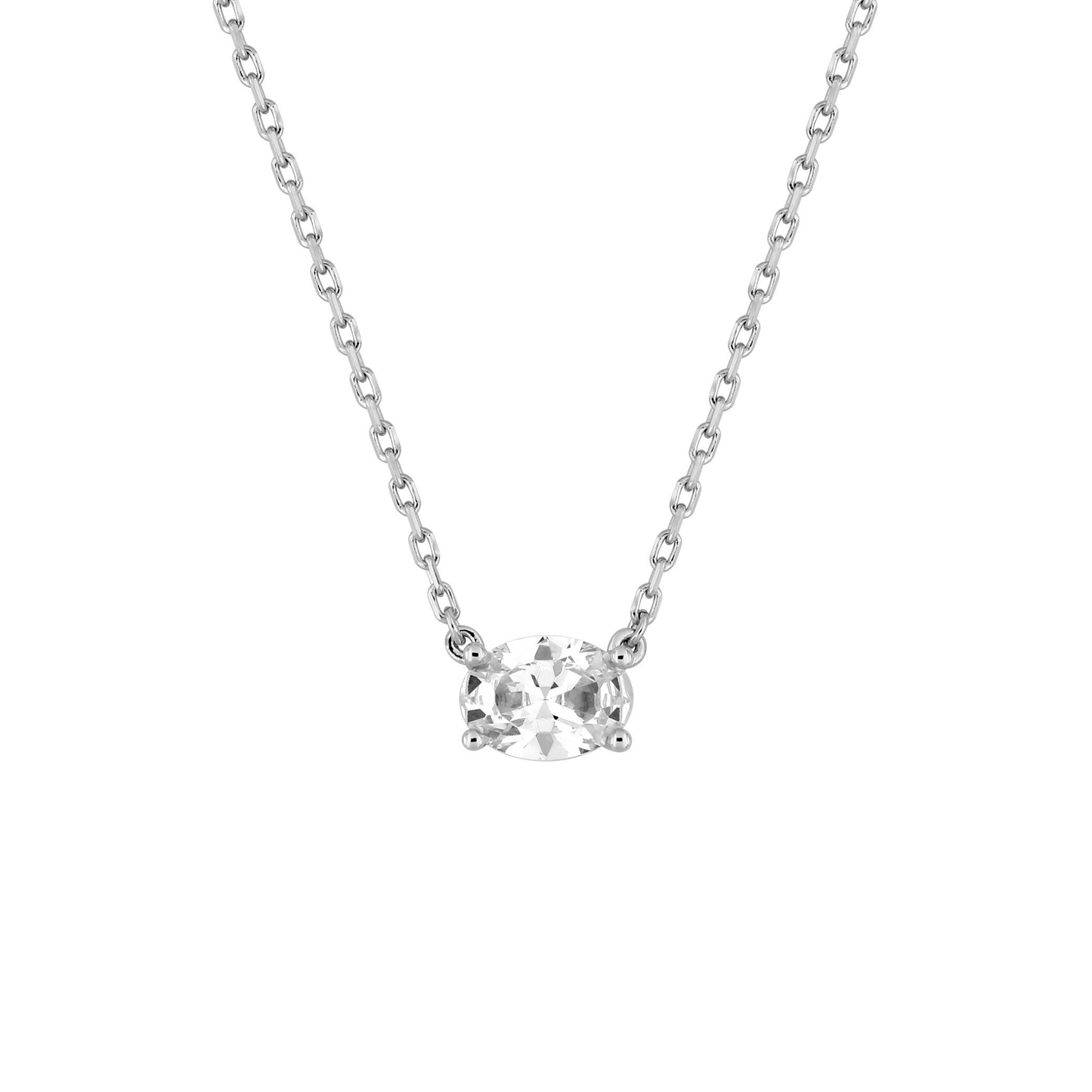 Pendentif Séléné Ovale – Argent 925