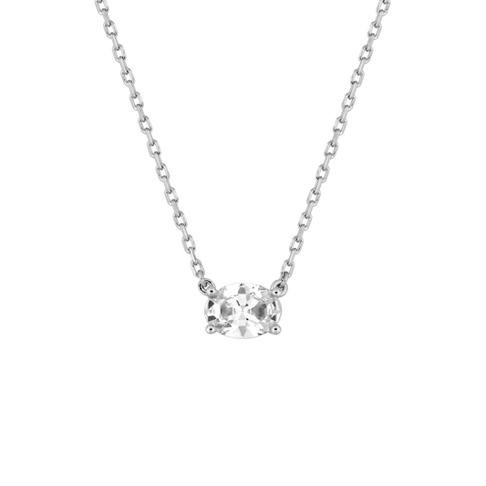 Collier Séléné Ovale – Argent 925