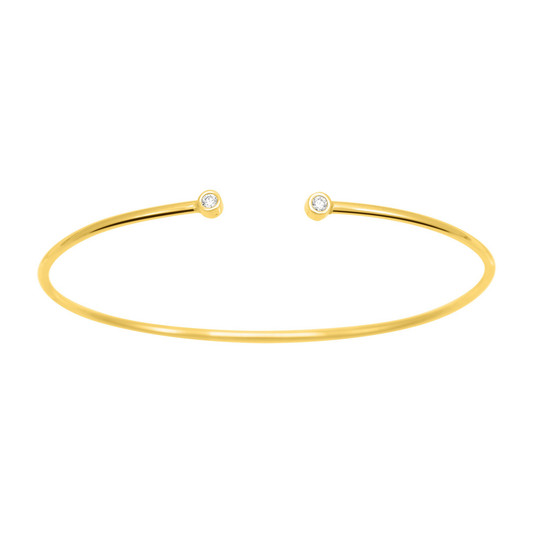 Bracelet Tandem - Or plaqué