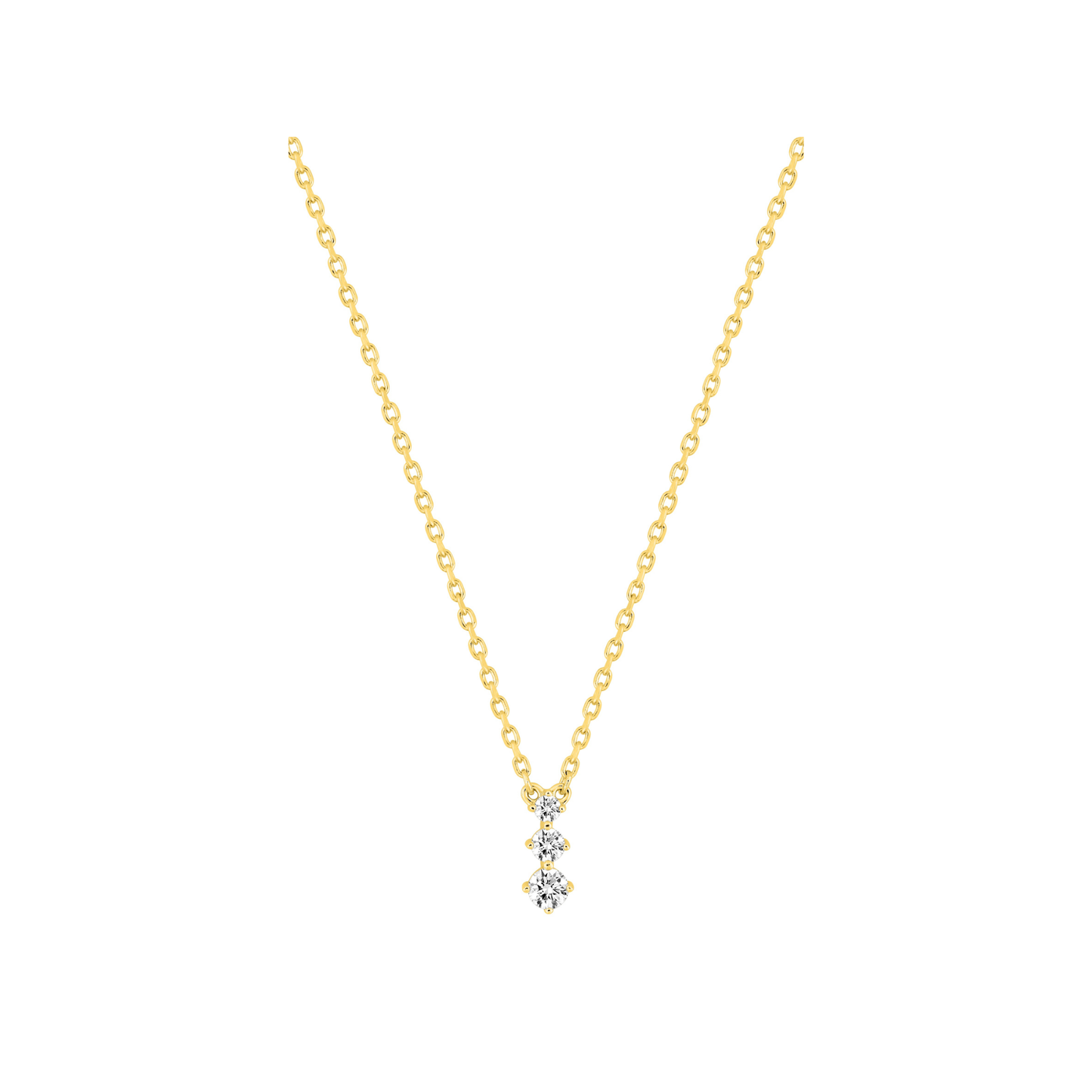 Pendentif Iris - Or plaqué