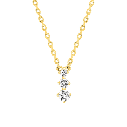 Pendentif Iris - Or plaqué