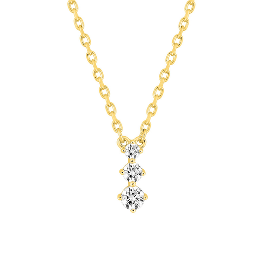 Pendentif Iris - Or plaqué
