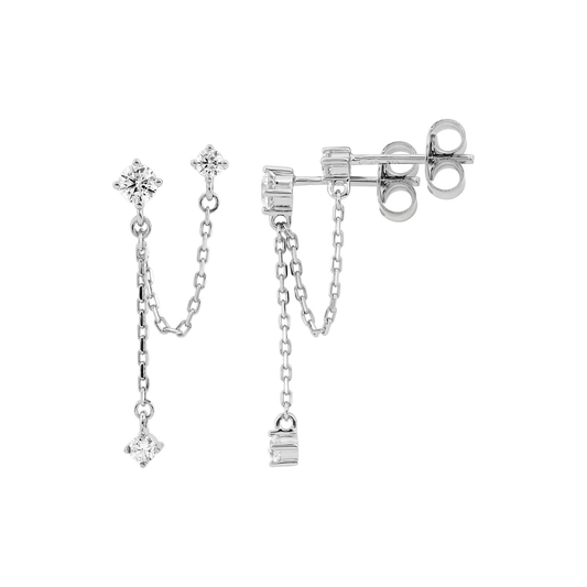 Boucles d’oreilles Sunset – Argent 925