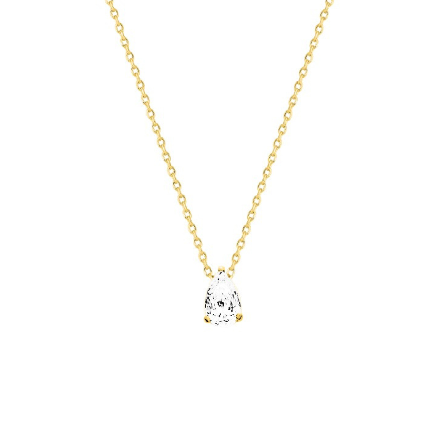 Pendentif Séléné Poire – Or plaqué