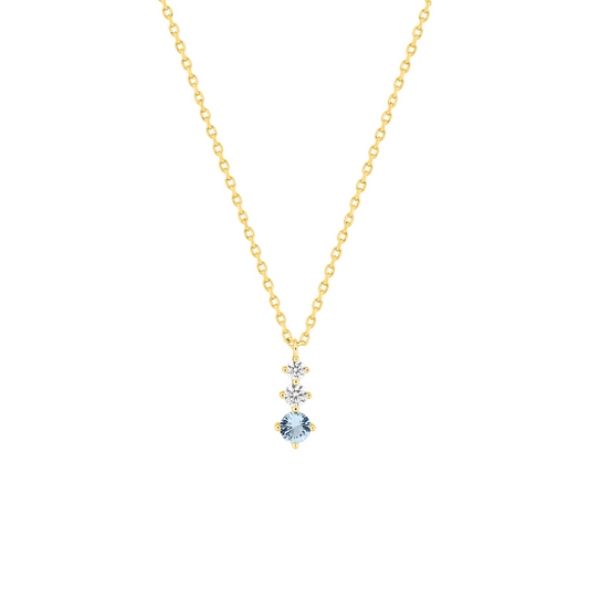 Pendentif Lagune - Or plaqué
