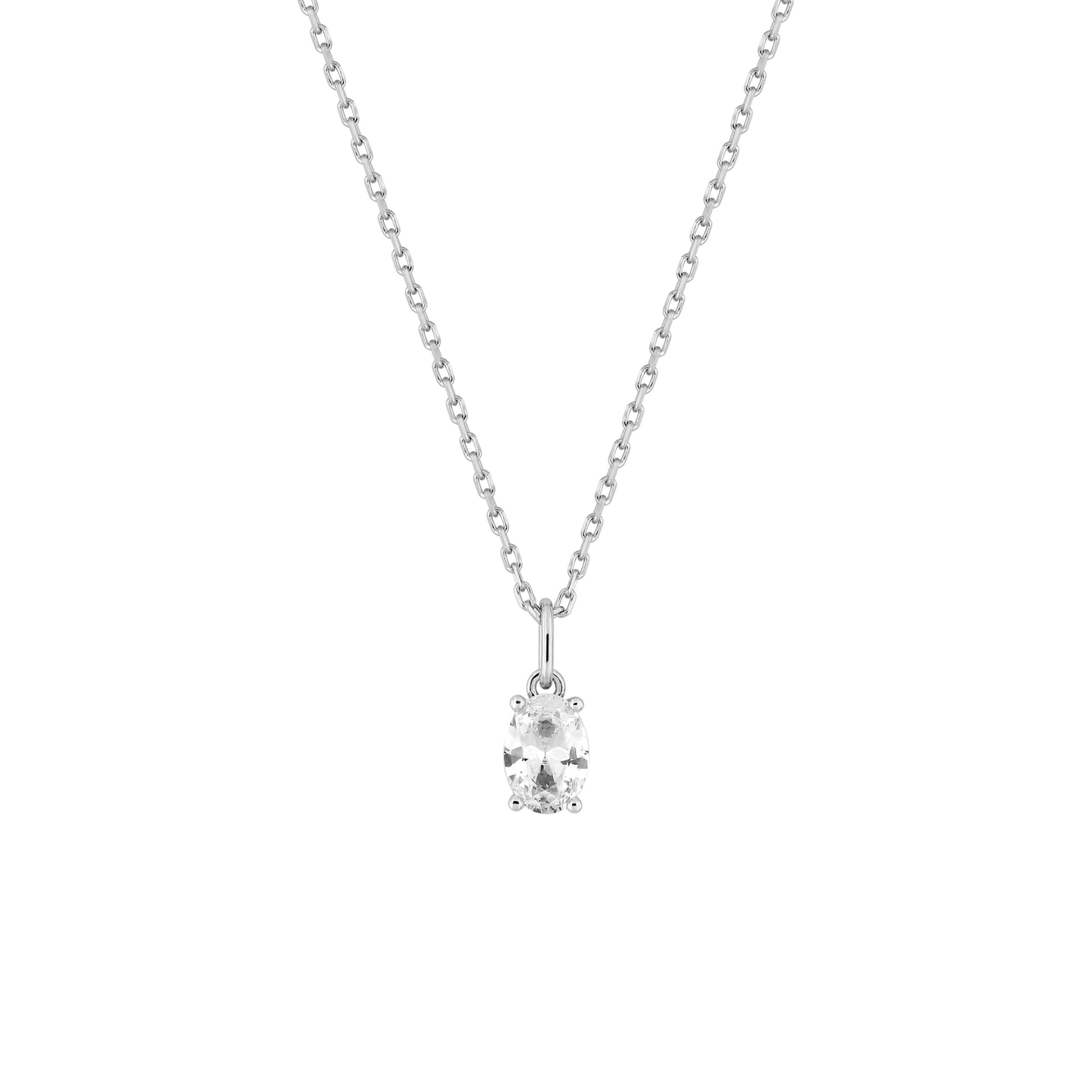 Pendentif Séléné Ovale - Argent 925