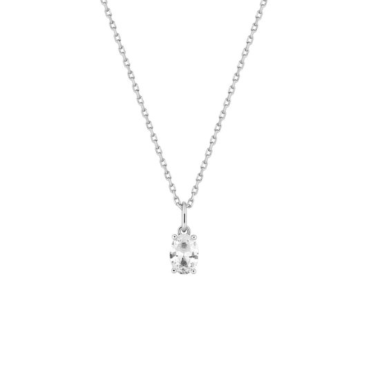 Pendentif Séléné Ovale - Argent 925