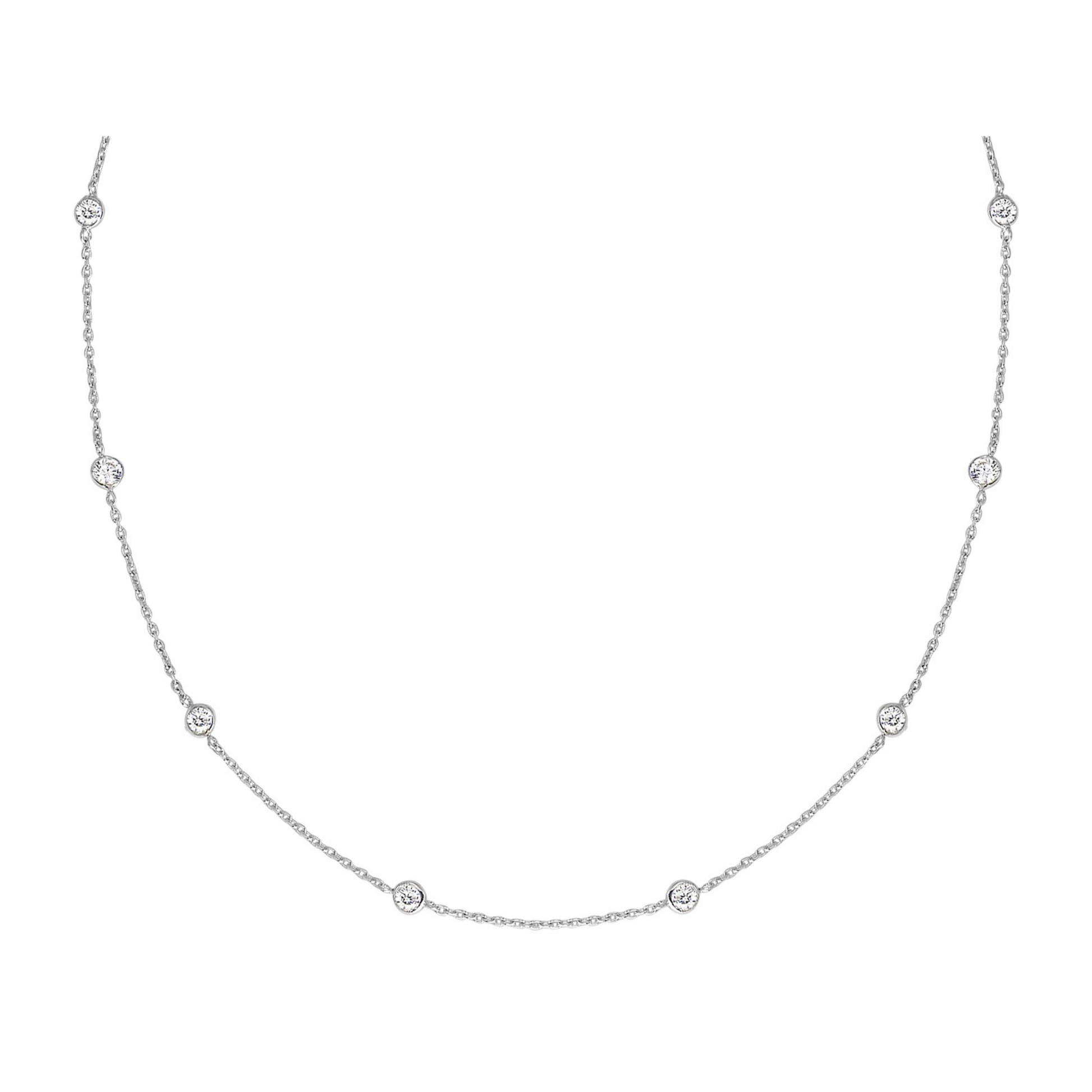 Collier Constellation ras-de-cou en argent 925, sertis clos d’oxydes de zirconium – Bijoux SOLYSSE.