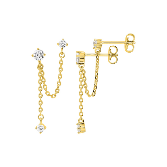 Boucles d’oreilles Sunset – Or plaqué