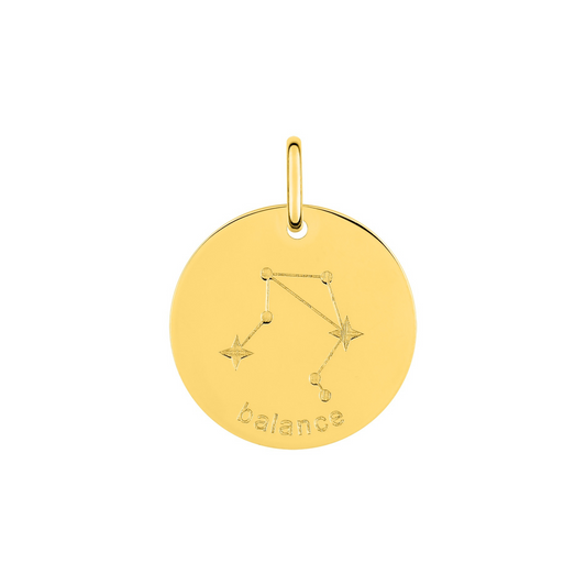 Medaille Astro Constellation plaqué or 18 k – SOLYSSE
