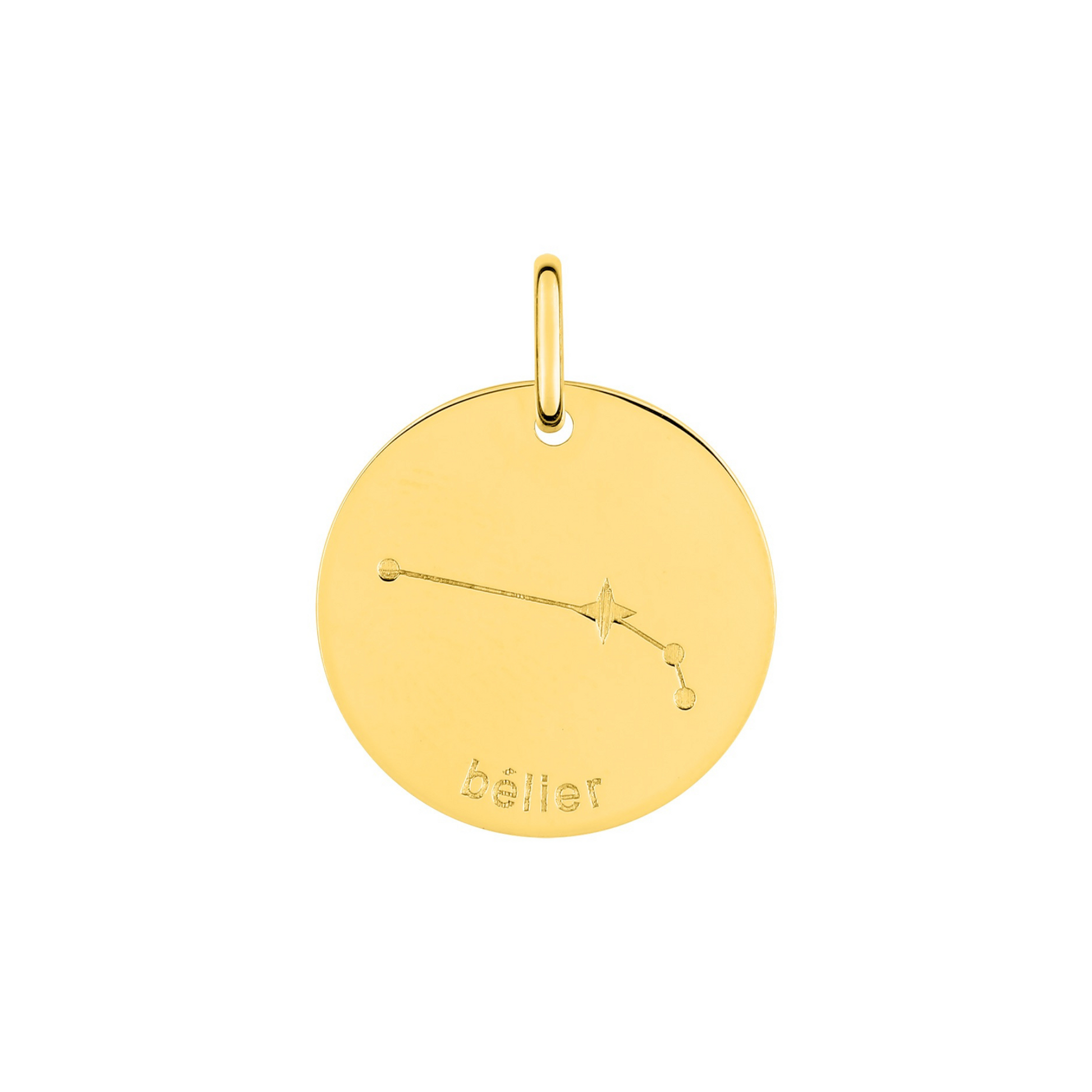 Medaille Astro Constellation plaqué or 18 k – SOLYSSE