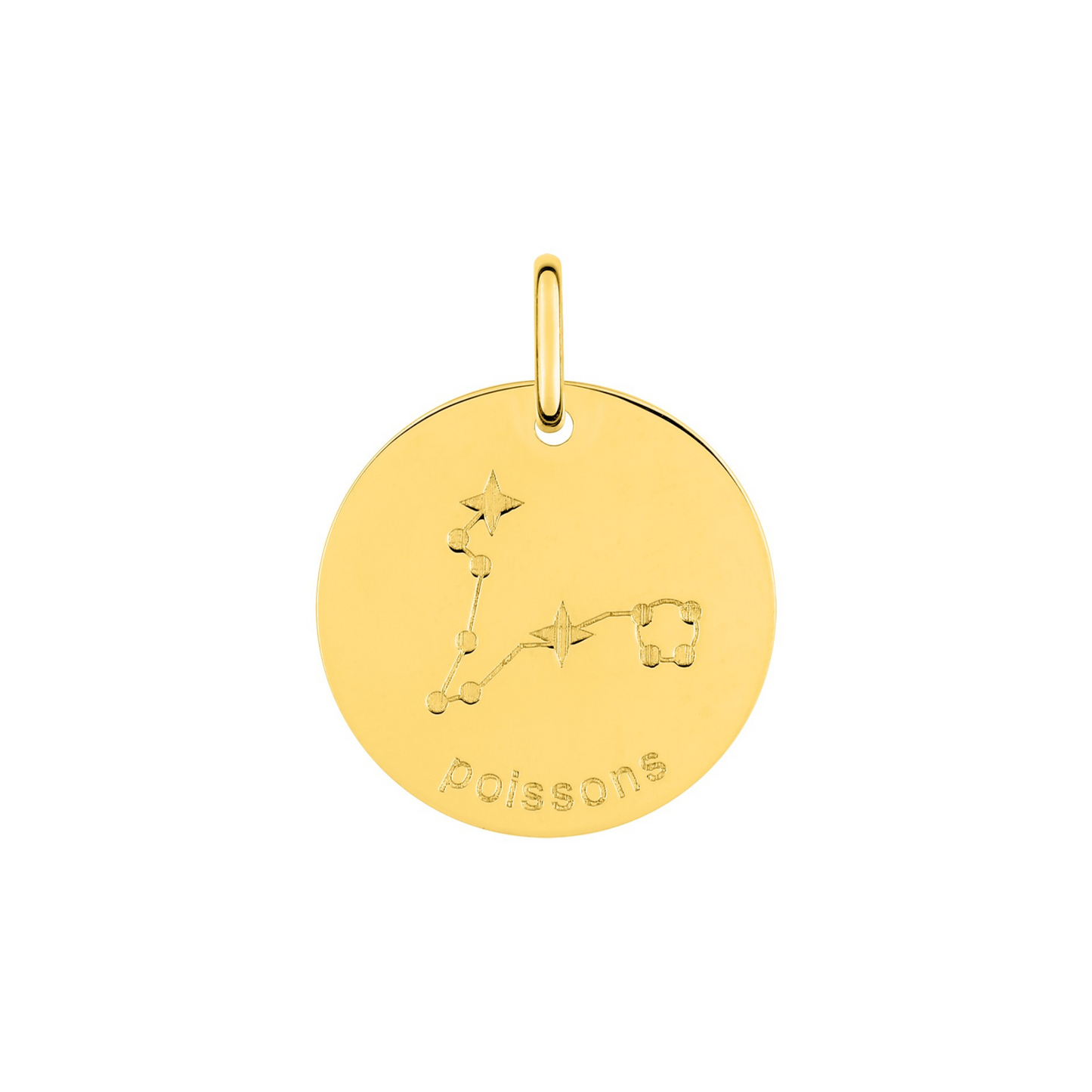 Medaille Astro Constellation plaqué or 18 k – SOLYSSE