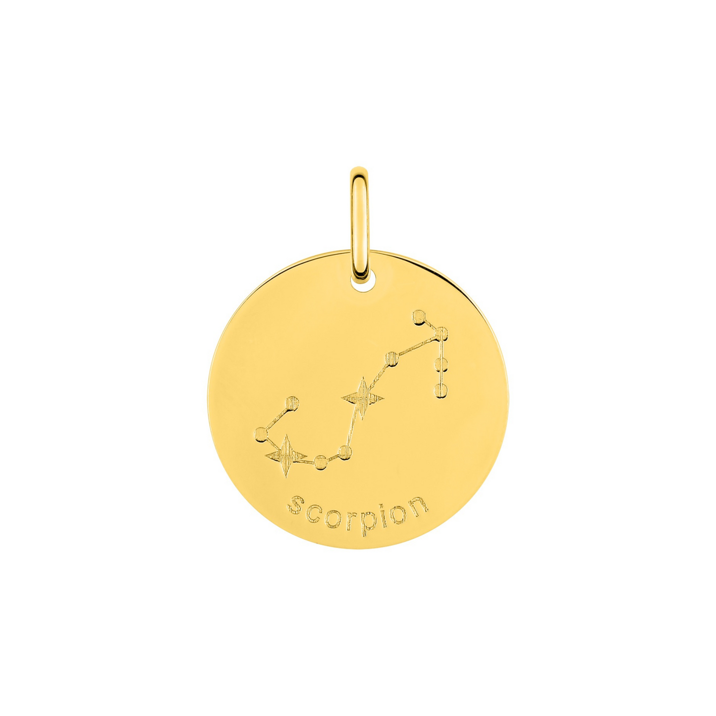 Medaille Astro Constellation plaqué or 18 k – SOLYSSE