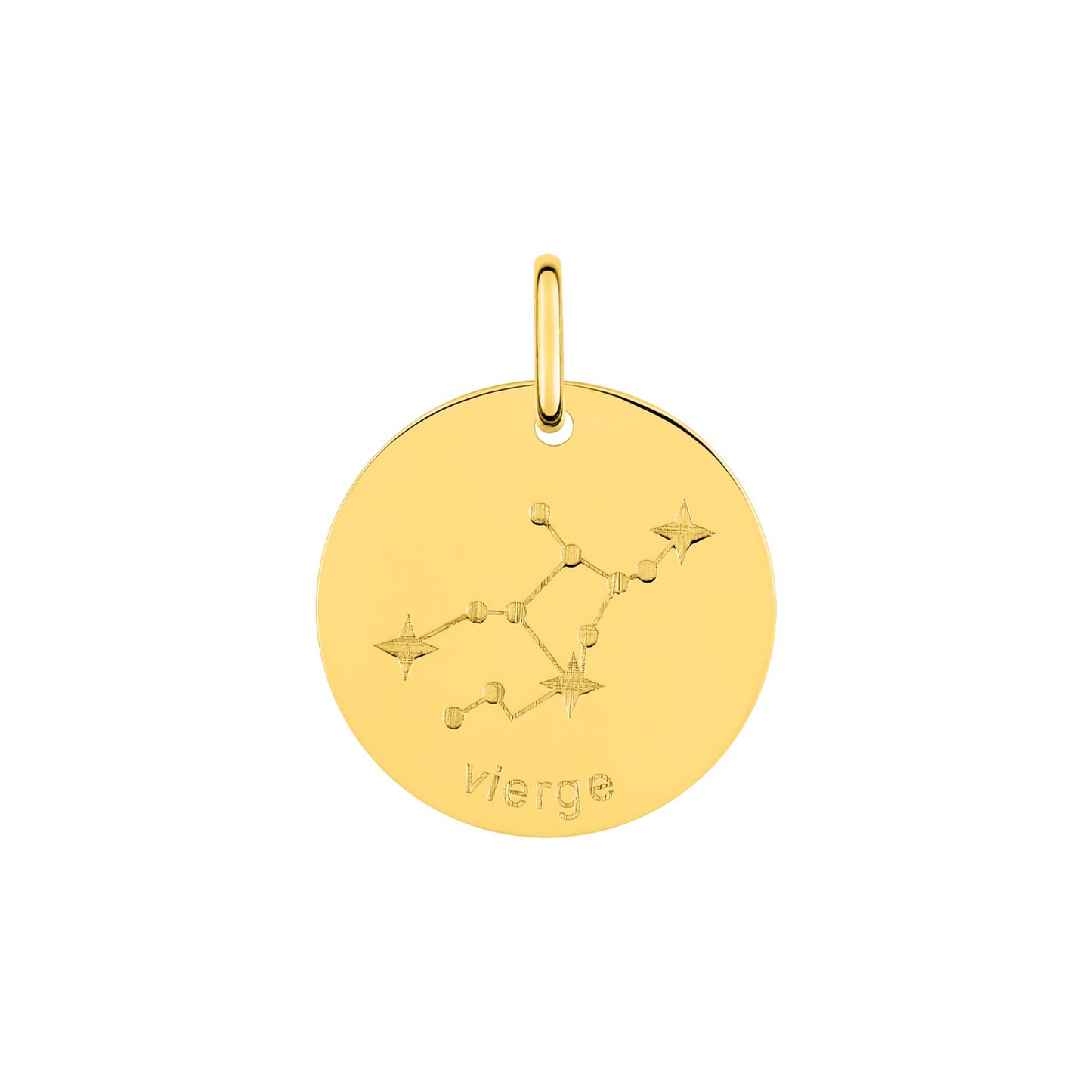 Medaille Astro Constellation plaqué or 18 k – SOLYSSE