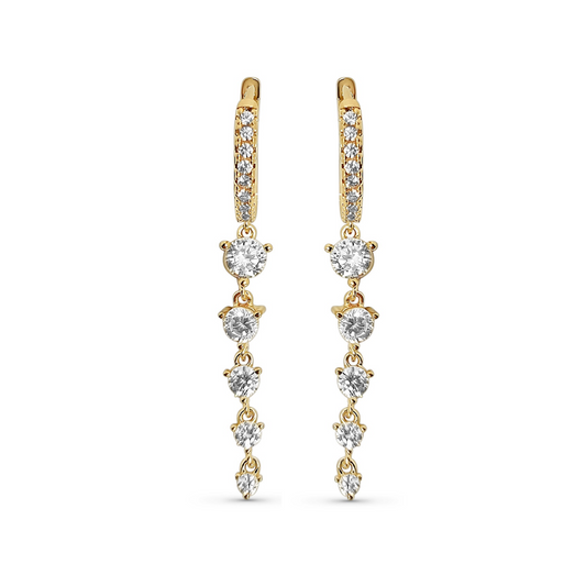 Boucle d'oreilles pendantes en Plaqué Or