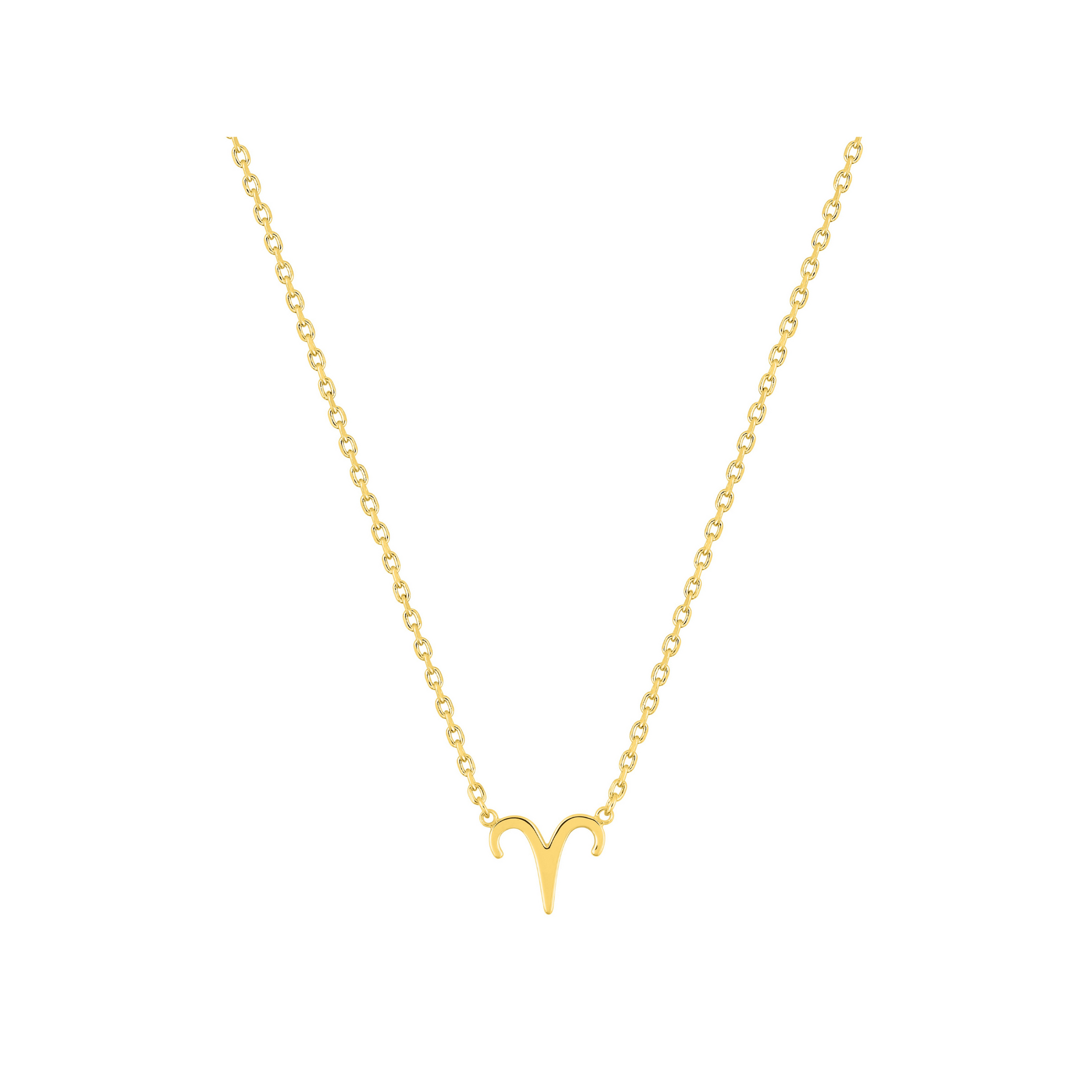 Pendentif Bélier en plaqué or 18 k, symbole zodiaque  – SOLYSSE